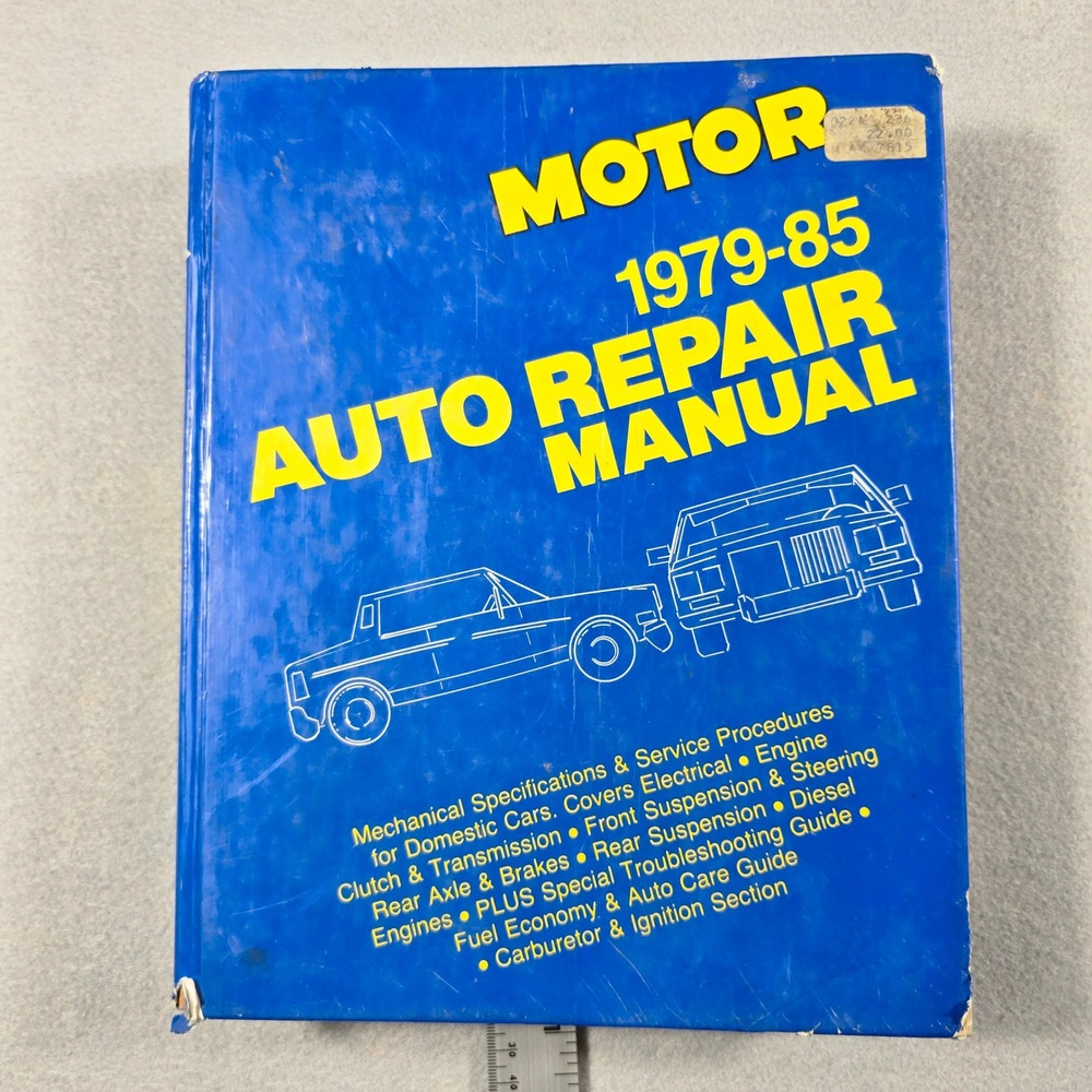 Motor Auto Repair Manual 1979-85 48th Edition Hardcover Vintage